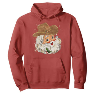Christmas Cowboy Hoodie Santa Claus Vintage 90s Western Country Music Outfit TS10 Red Print Your Wear
