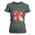 Christmas Pregnancy Announcement T Shirt For Women Coquette Bow Xmas Maternity Gift TS10 Dark Forest Green Print Your Wear