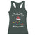 Funny Christmas Racerback Tank Top We Can Leave The Christmas Lights Up 'Til January Merry Xmas Lights TS10 Dark Forest Green Print Your Wear