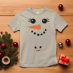 Christmas Pregnancy Announcement T Shirt Snowman Face Xmas Maternity Gift TS10 Sand Print Your Wear