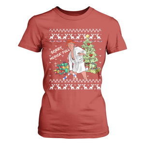 Funny Christmas Trump T Shirt For Women Sorry Merica Is Full Ugly Xmas TS10 Red Print Your Wear