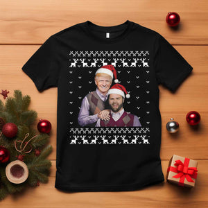 Christmas Trump Vance 2024 T Shirt Brothers Funny Parody Trump J.D. Vance Bros Ugly Xmas TS10 Black Print Your Wear