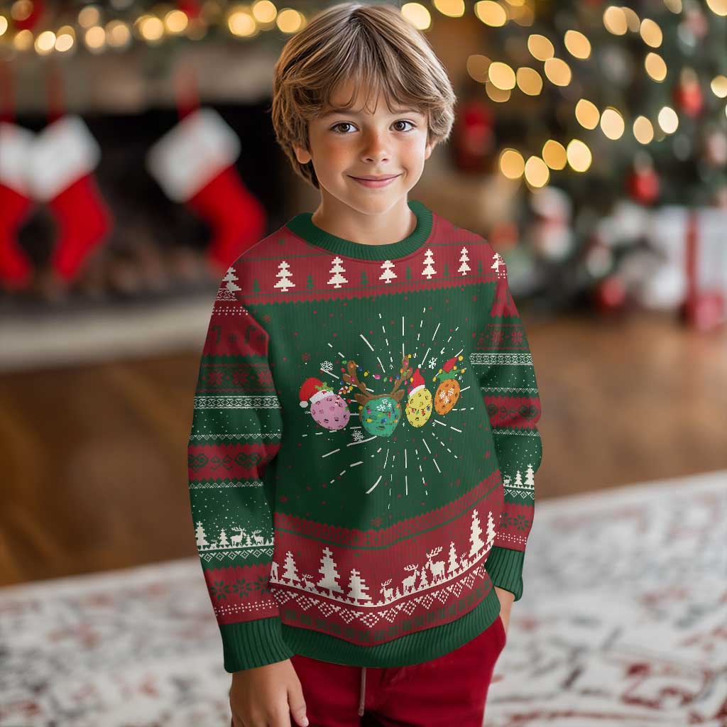 Funny Pickleball Ugly Christmas Sweater TS10 Christmas Print Your Wear