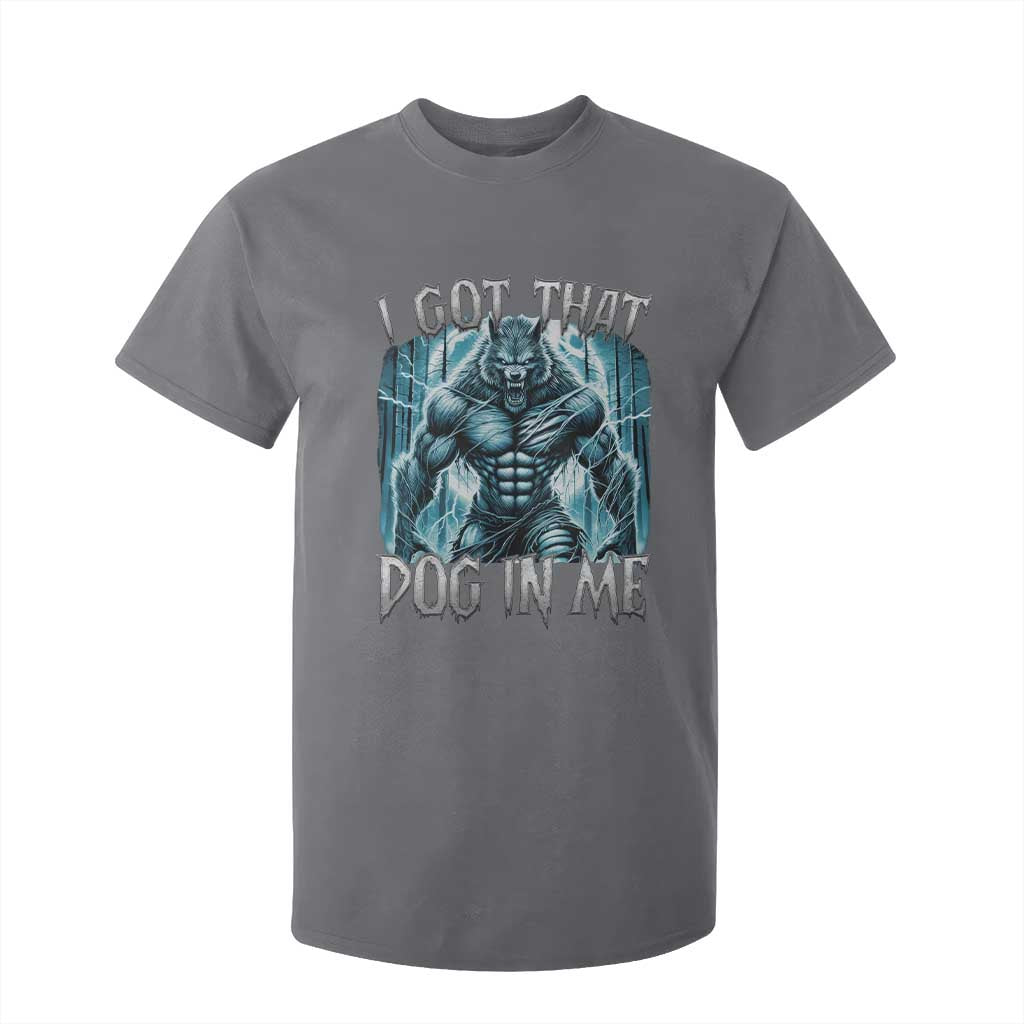 I Got That Dog In Me Wolf Alpha T Shirt For Kid TS10 Charcoal Print Your Wear