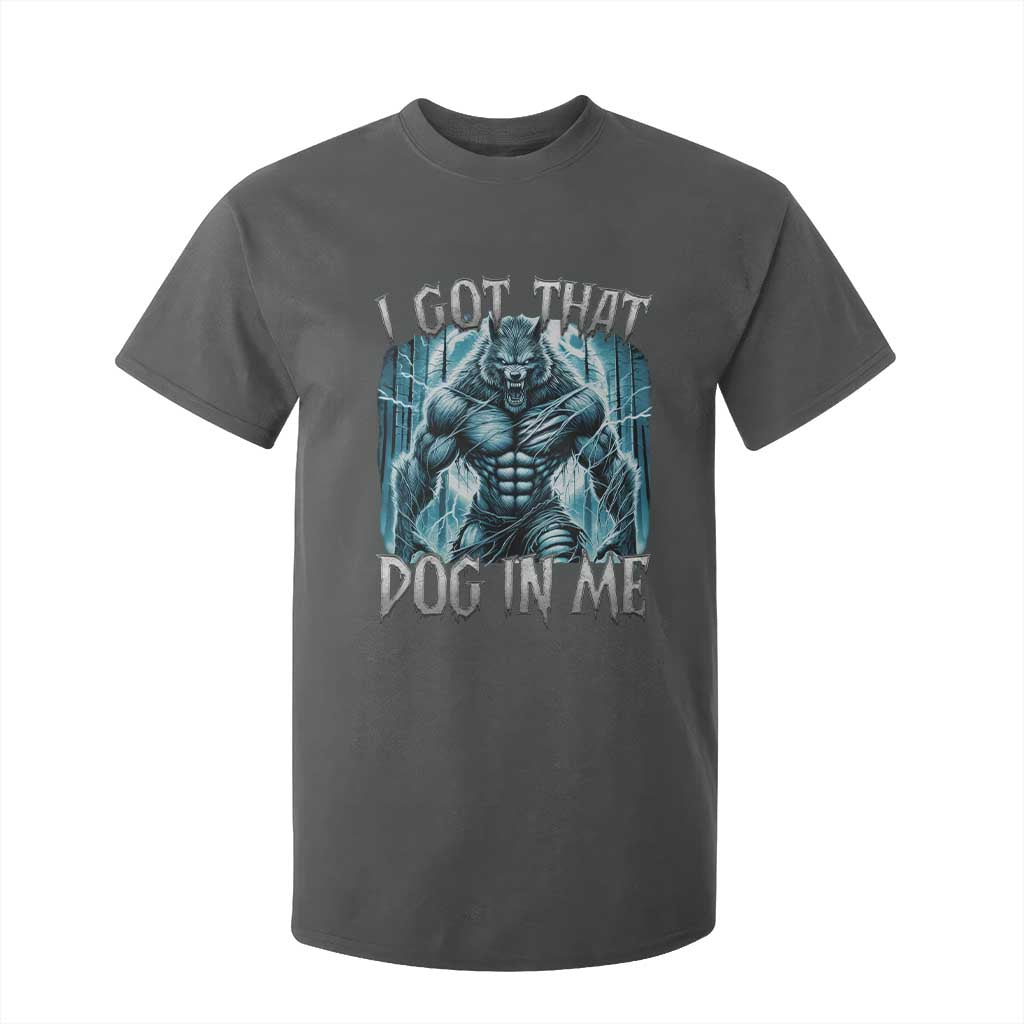 I Got That Dog In Me Wolf Alpha T Shirt For Kid TS10 Dark Heather Print Your Wear