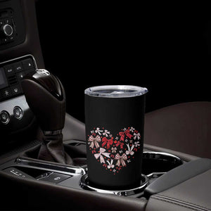 Coquette Valentine's Day Heart Bow Tumbler Cup TS10 Print Your Wear
