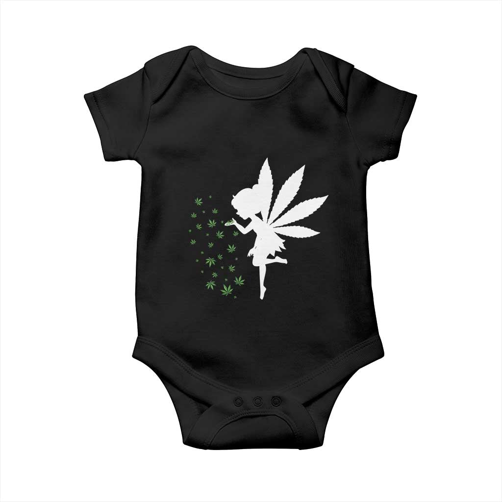 Marijuana Baby Onesie Weed Fairy Fantasy Leaf Stoner Pot Smoker Cannabis TS10 Black Print Your Wear