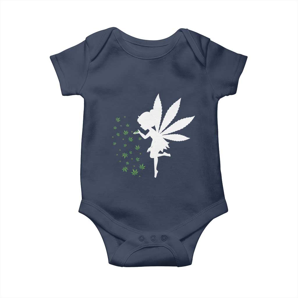 Marijuana Baby Onesie Weed Fairy Fantasy Leaf Stoner Pot Smoker Cannabis TS10 Navy Print Your Wear