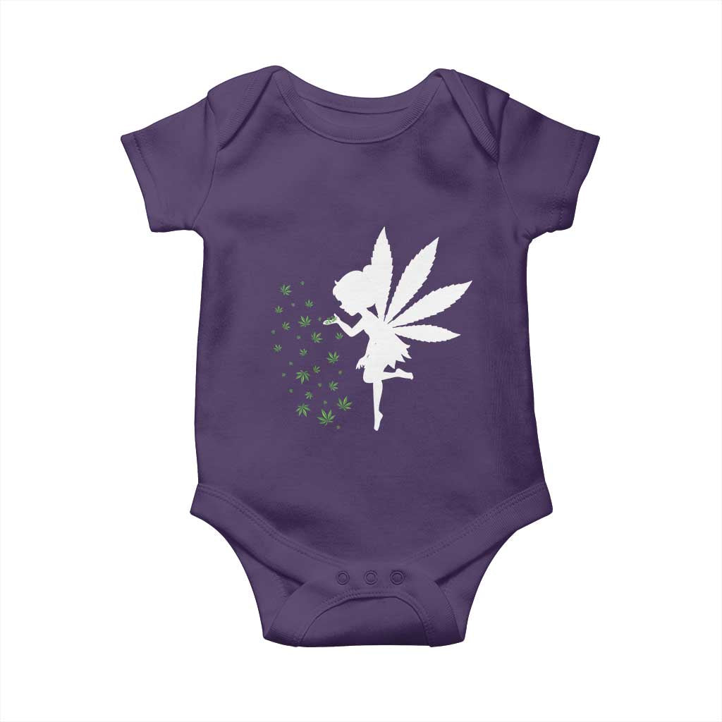 Marijuana Baby Onesie Weed Fairy Fantasy Leaf Stoner Pot Smoker Cannabis TS10 Purple Print Your Wear