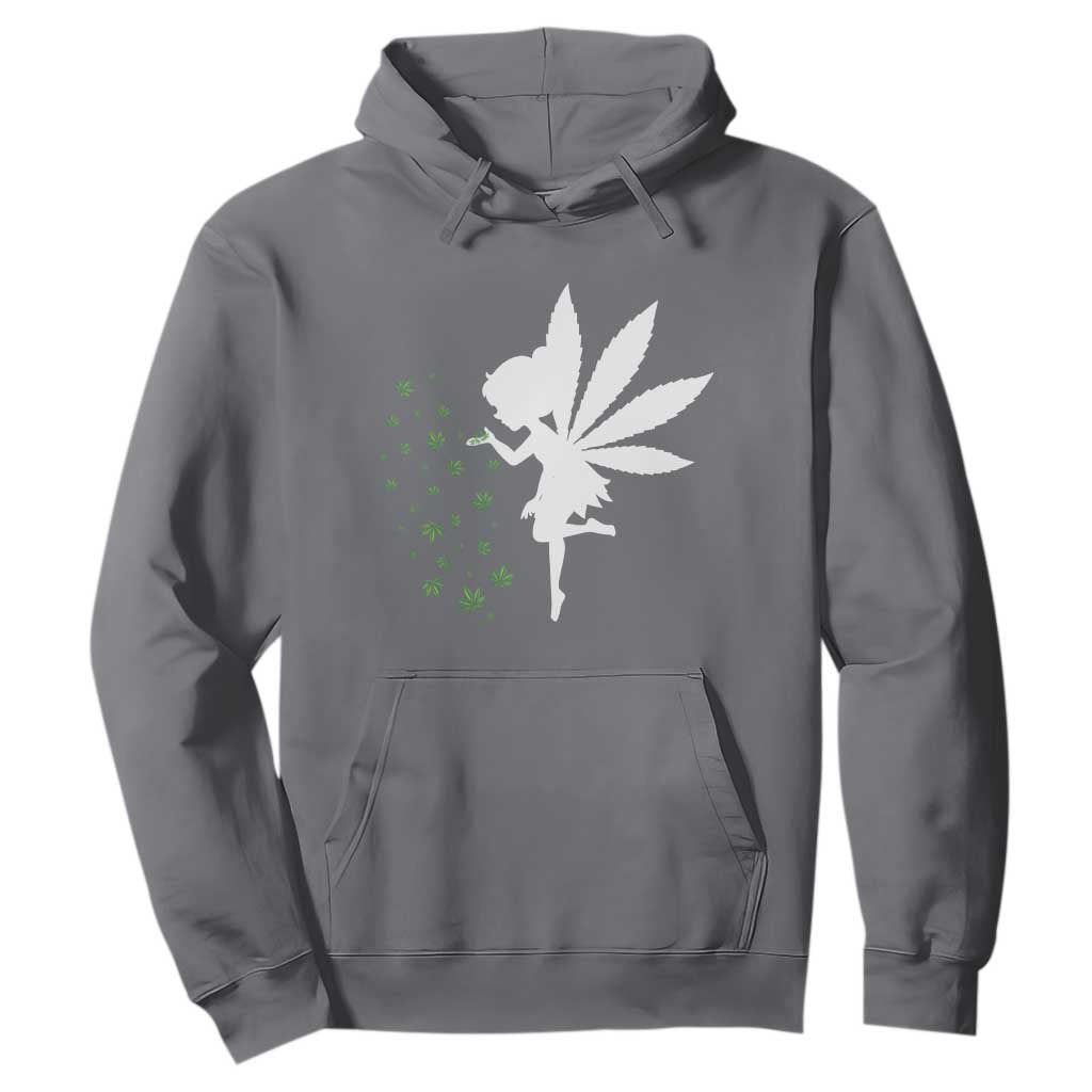 Marijuana Hoodie Weed Fairy Fantasy Leaf Stoner Pot Smoker Cannabis TS10 Charcoal Print Your Wear