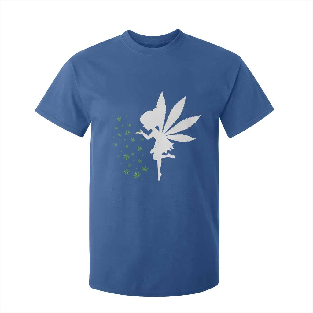 Marijuana T Shirt For Kid Weed Fairy Fantasy Leaf Stoner Pot Smoker Cannabis TS10 Royal Blue Print Your Wear