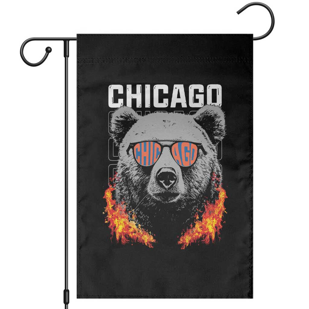 Bears Mascot Garden Flag Vintage Retro Chicago TS10 Black Print Your Wear