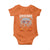 Bears Mascot Baby Onesie Vintage Retro Chicago TS10 Orange Print Your Wear