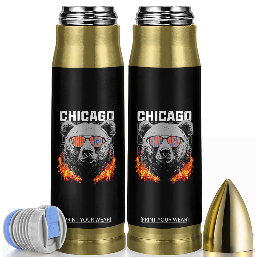 Bears Mascot Bullet Tumbler Vintage Retro Chicago TS10 Black Print Your Wear