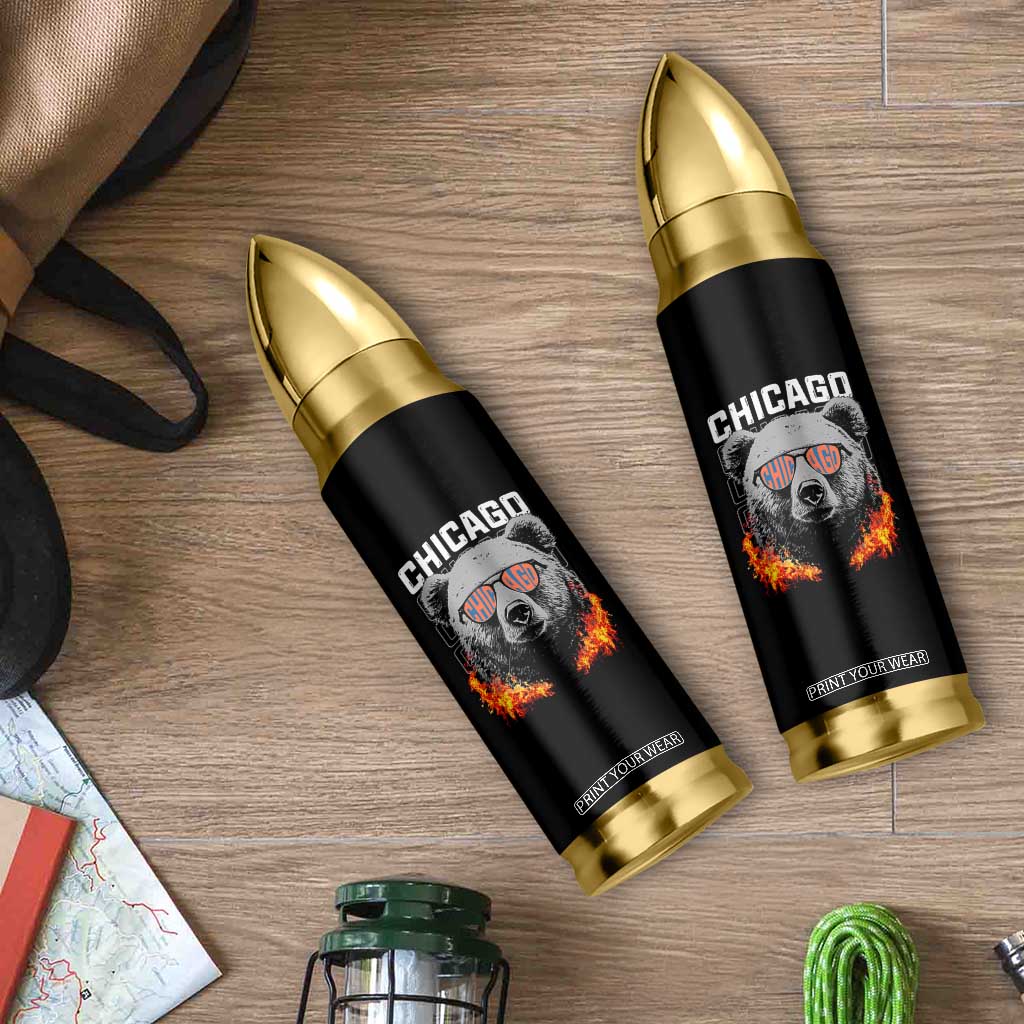 Bears Mascot Bullet Tumbler Vintage Retro Chicago TS10 Print Your Wear