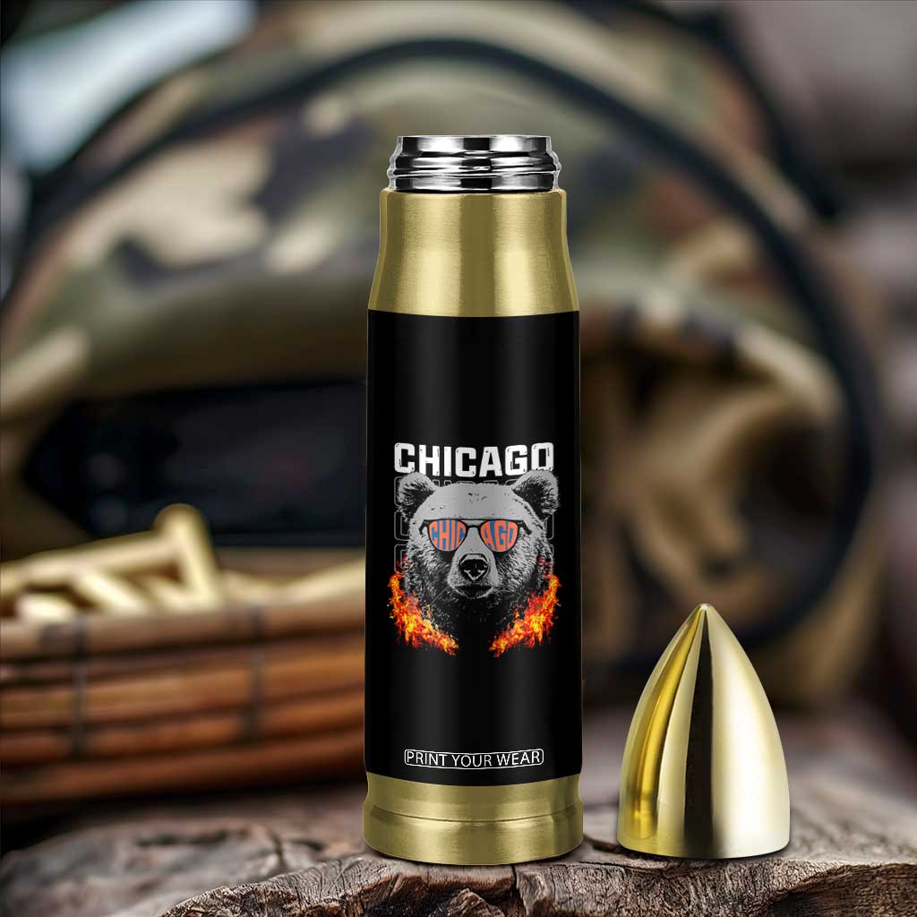 Bears Mascot Bullet Tumbler Vintage Retro Chicago TS10 Print Your Wear