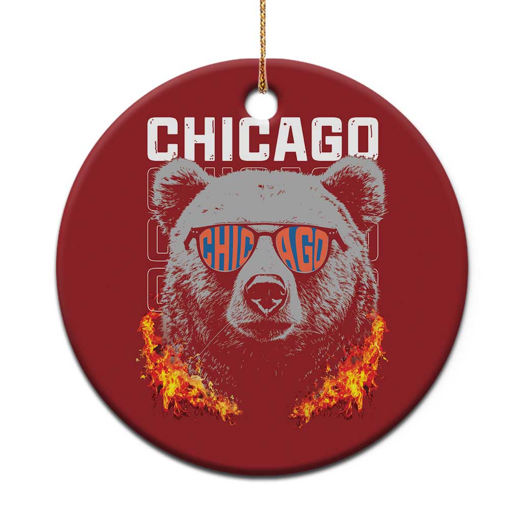 Bears Mascot Christmas Ornament Vintage Retro Chicago TS10 Print Your Wear