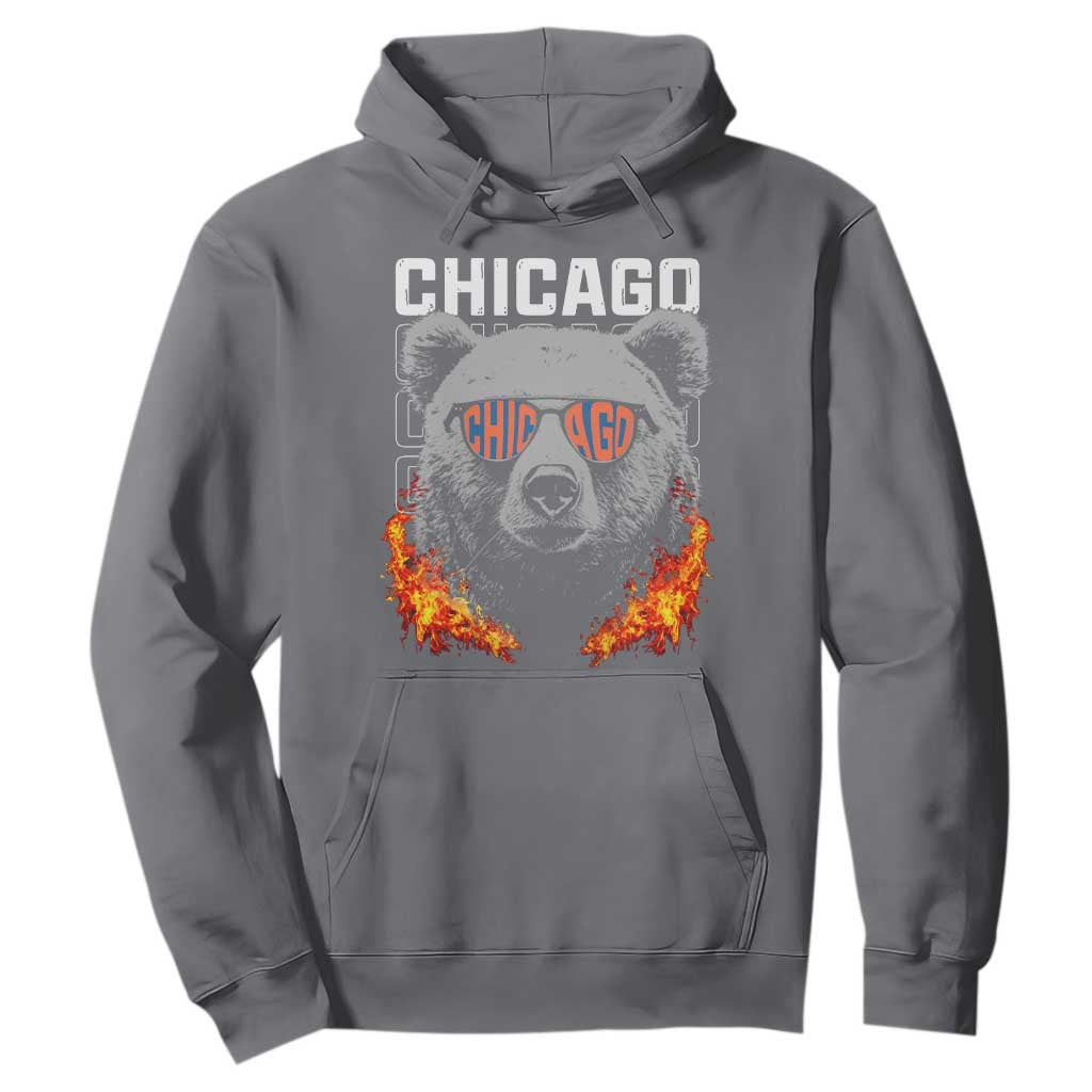 Bears Mascot Hoodie Vintage Retro Chicago TS10 Charcoal Print Your Wear