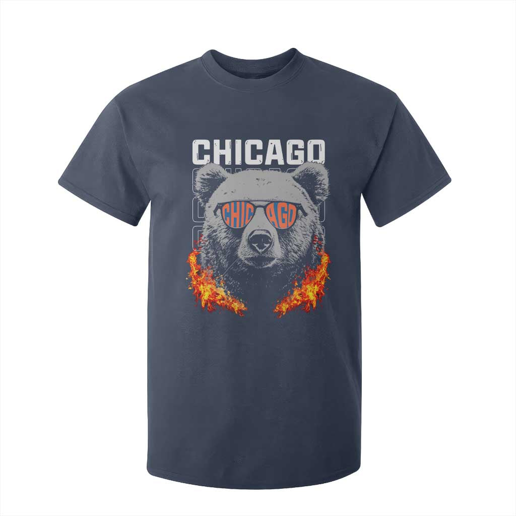 Bears Mascot T Shirt For Kid Vintage Retro Chicago TS10 Navy Print Your Wear