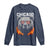 Bears Mascot Long Sleeve Shirt Vintage Retro Chicago TS10 Navy Print Your Wear