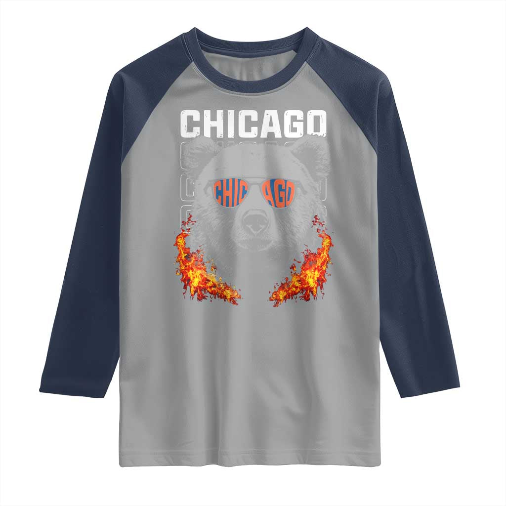 Vintage Retro BF Raglan Shirt Football Lover TS10 Sport Gray Navy Print Your Wear