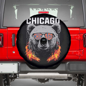 Bears Mascot Spare Tire Cover Vintage Retro Chicago TS10 Black Print Your Wear