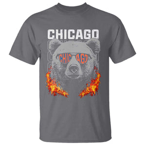Bears Mascot T Shirt Vintage Retro Chicago TS10 Charcoal Print Your Wear
