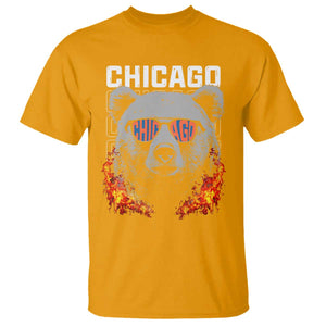 Bears Mascot T Shirt Vintage Retro Chicago TS10 Gold Print Your Wear