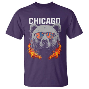 Bears Mascot T Shirt Vintage Retro Chicago TS10 Purple Print Your Wear