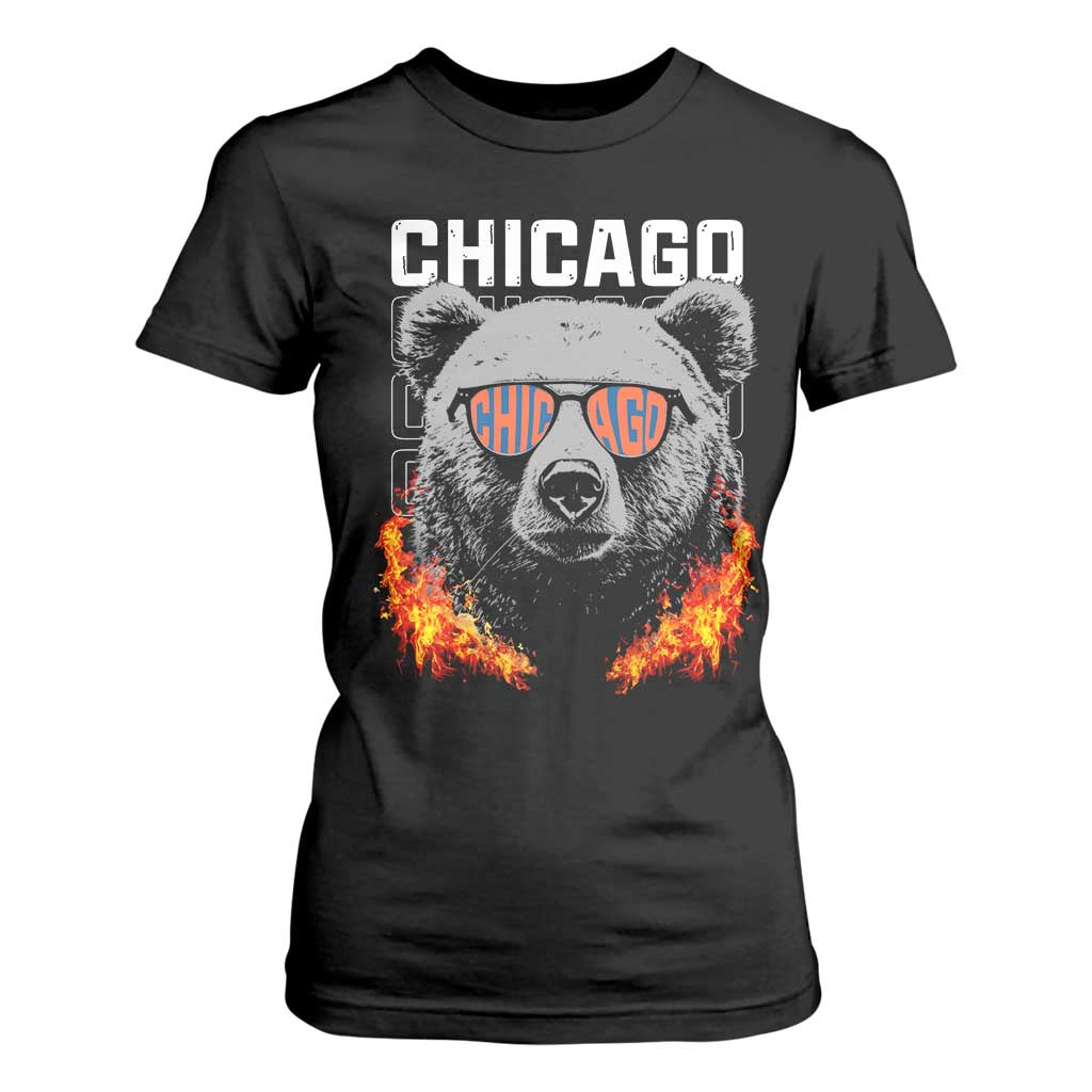 Bears Mascot T Shirt For Women Vintage Retro Chicago TS10 Black Print Your Wear