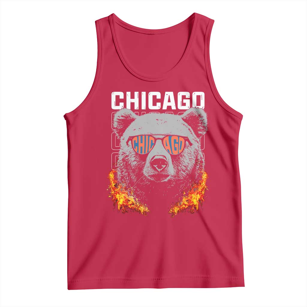 Vintage Retro BF Tank Top Football Lover TS10 Red Print Your Wear