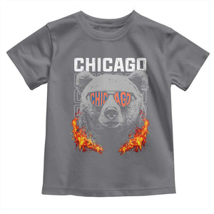 Bears Mascot Toddler T Shirt Vintage Retro Chicago TS10 Charcoal Print Your Wear