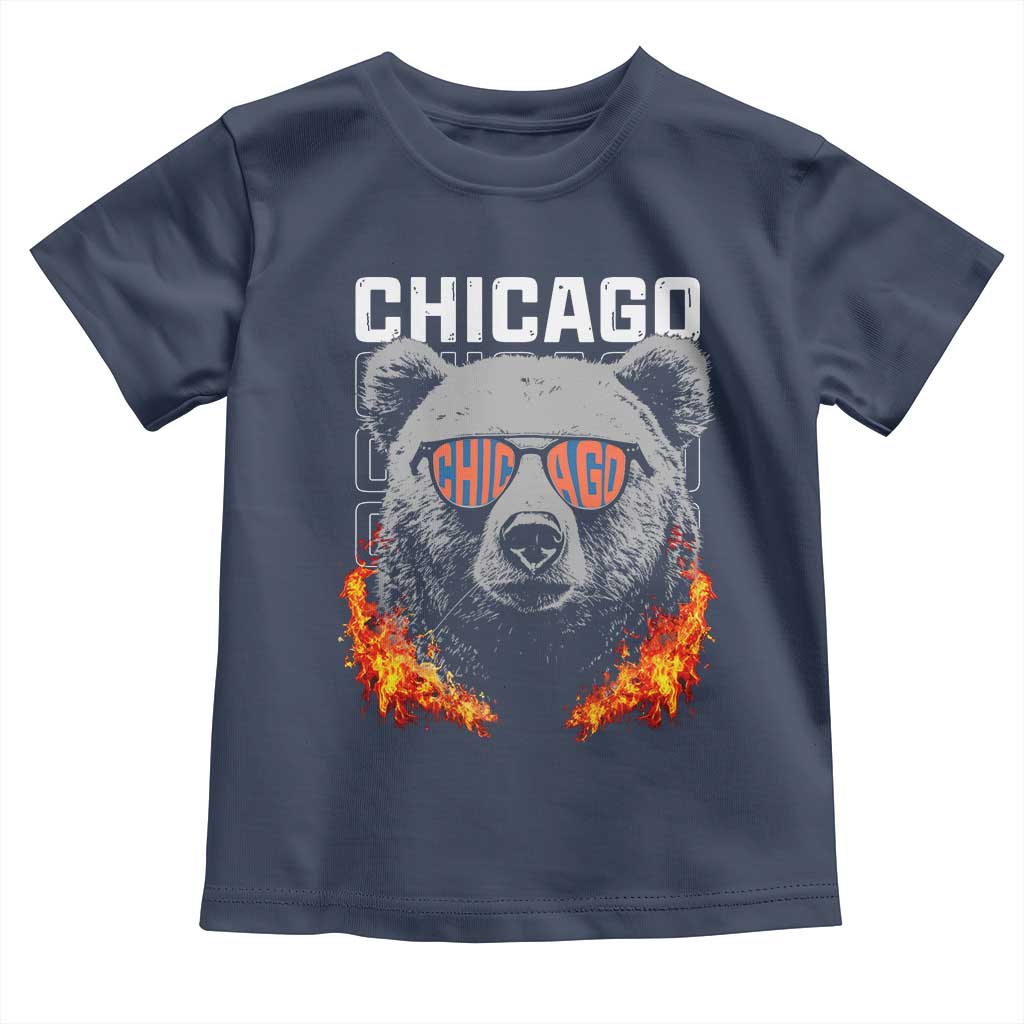 Bears Mascot Toddler T Shirt Vintage Retro Chicago TS10 Navy Print Your Wear