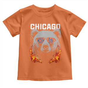Vintage Retro BF Toddler T Shirt Football Lover TS10 Orange Print Your Wear