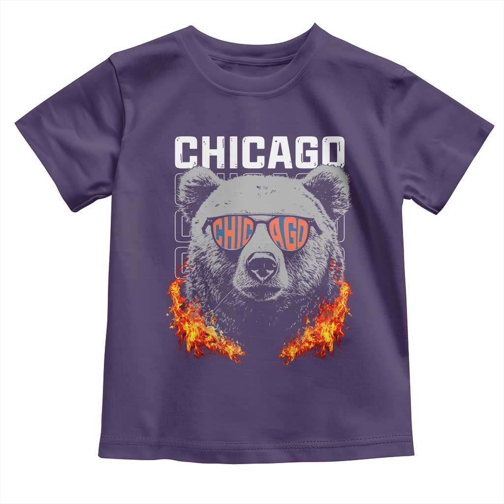 Bears Mascot Toddler T Shirt Vintage Retro Chicago TS10 Purple Print Your Wear