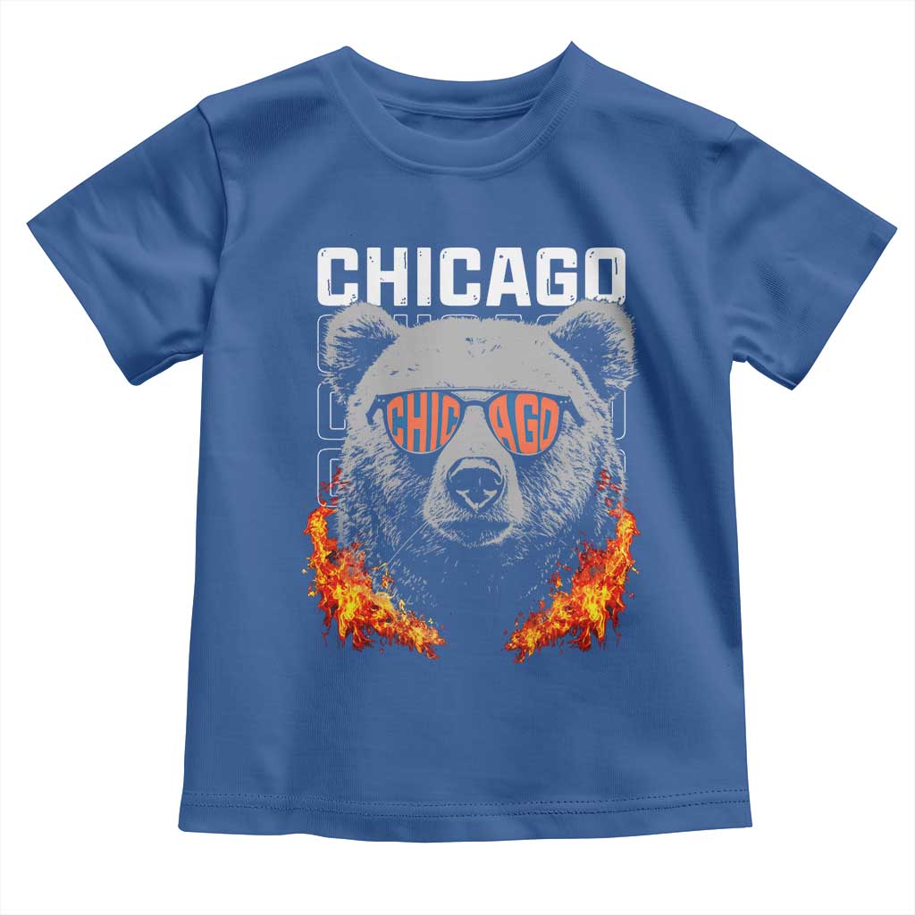 Bears Mascot Toddler T Shirt Vintage Retro Chicago TS10 Royal Blue Print Your Wear