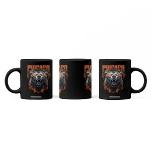 Vintage Chicago Coffee Mug Retro Graphic Wild Bear Streetwear Bootleg TS10 Print Your Wear