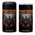 Vintage Chicago 4 in 1 Can Cooler Tumbler Retro Graphic Wild Bear Streetwear Bootleg TS10 One Size: 16 oz Black Print Your Wear