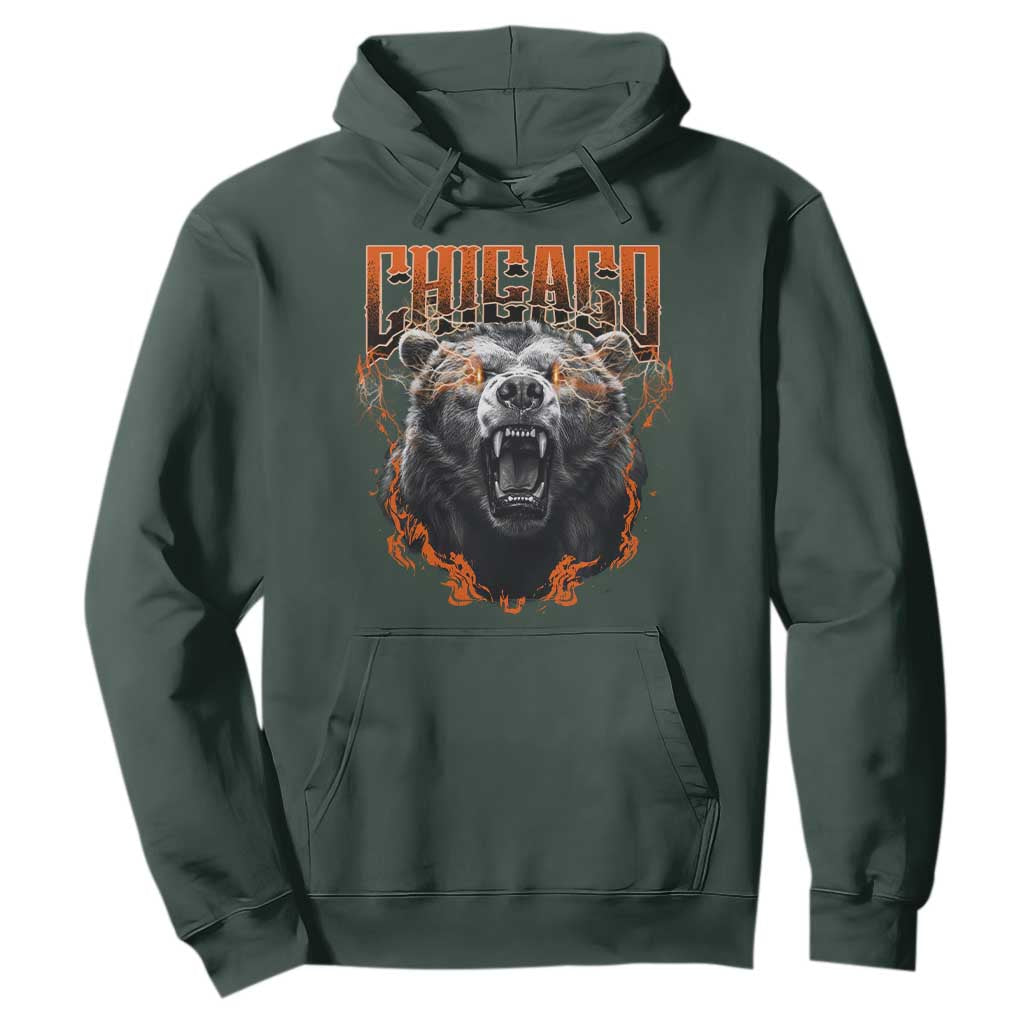 Vintage CFB Hoodie Retro Graphic Streetwear Bootleg TS10 Dark Forest Green Print Your Wear