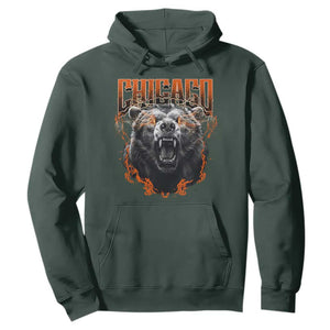 Vintage CFB Hoodie Retro Graphic Streetwear Bootleg TS10 Dark Forest Green Print Your Wear
