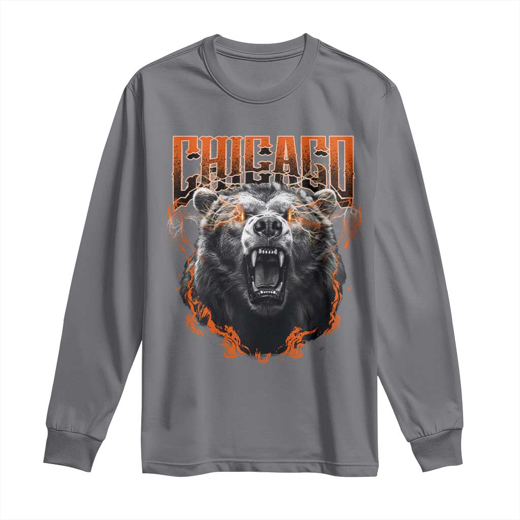 Vintage CFB Long Sleeve Shirt Retro Graphic Streetwear Bootleg TS10 Charcoal Print Your Wear