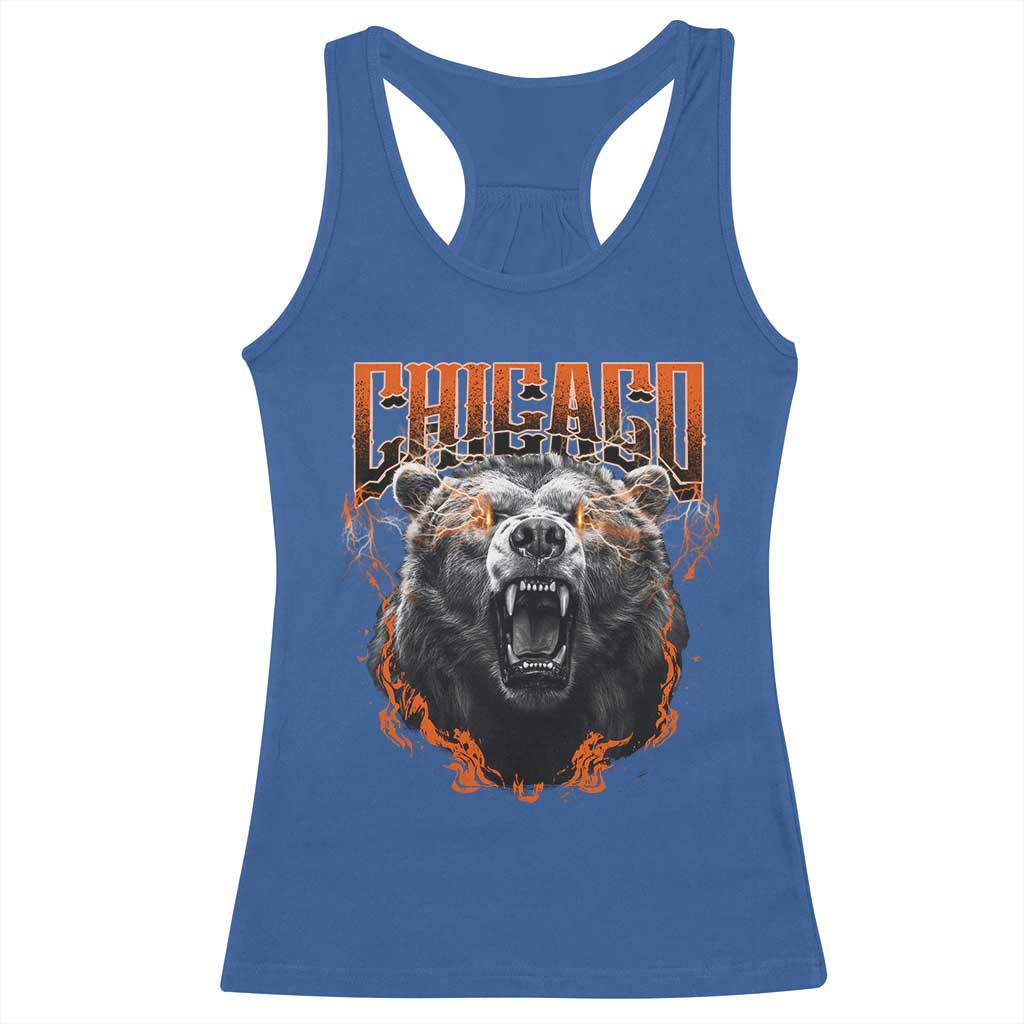 Vintage CFB Racerback Tank Top Retro Graphic Streetwear Bootleg TS10 Royal Blue Print Your Wear