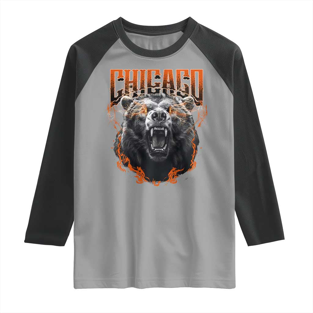 Vintage CFB Raglan Shirt Retro Graphic Streetwear Bootleg TS10 Sport Gray Black Print Your Wear