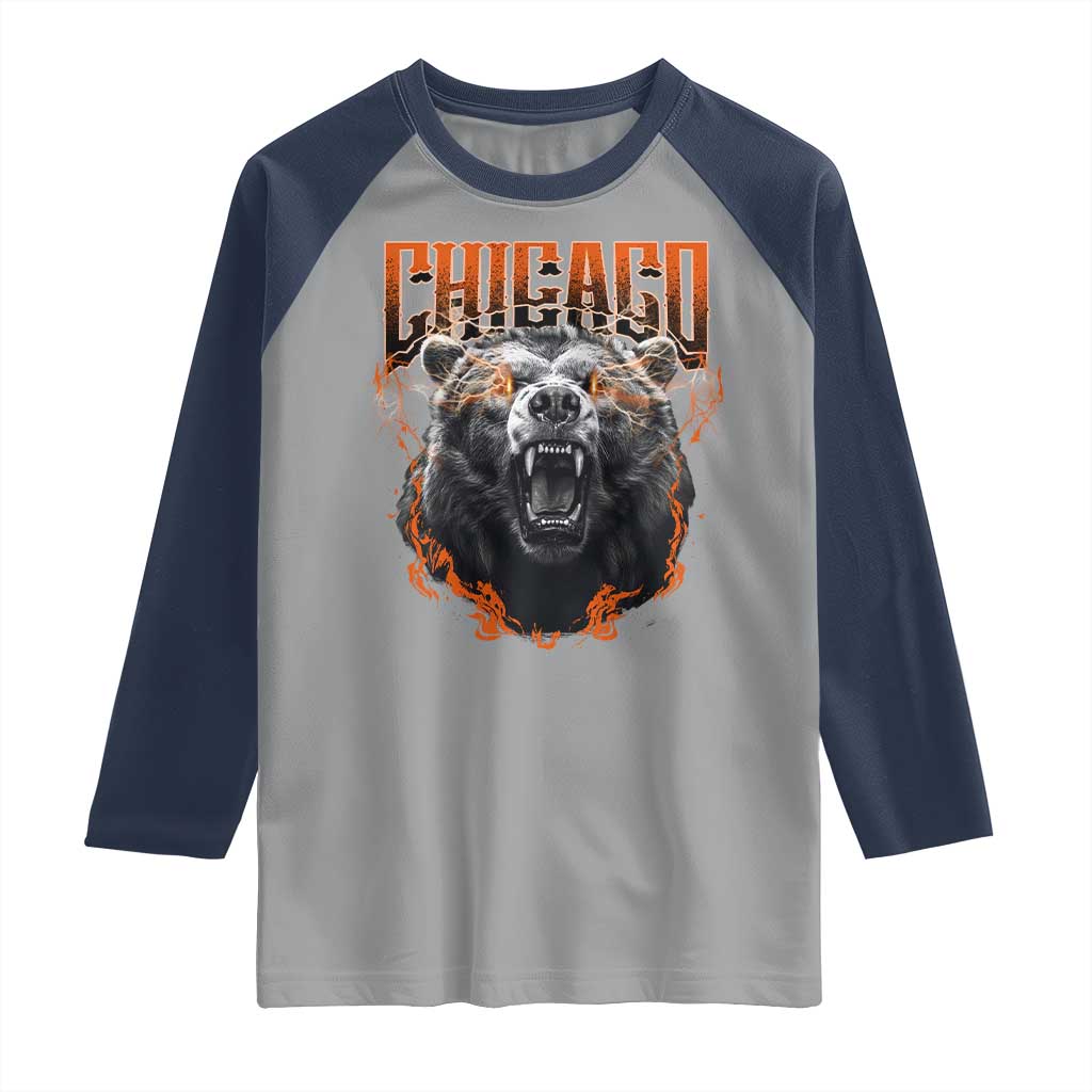 Vintage CFB Raglan Shirt Retro Graphic Streetwear Bootleg TS10 Sport Gray Navy Print Your Wear