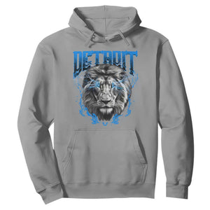 Lion Lovers Hoodie Detroit Fan Apparel TS10 Sport Gray Print Your Wear