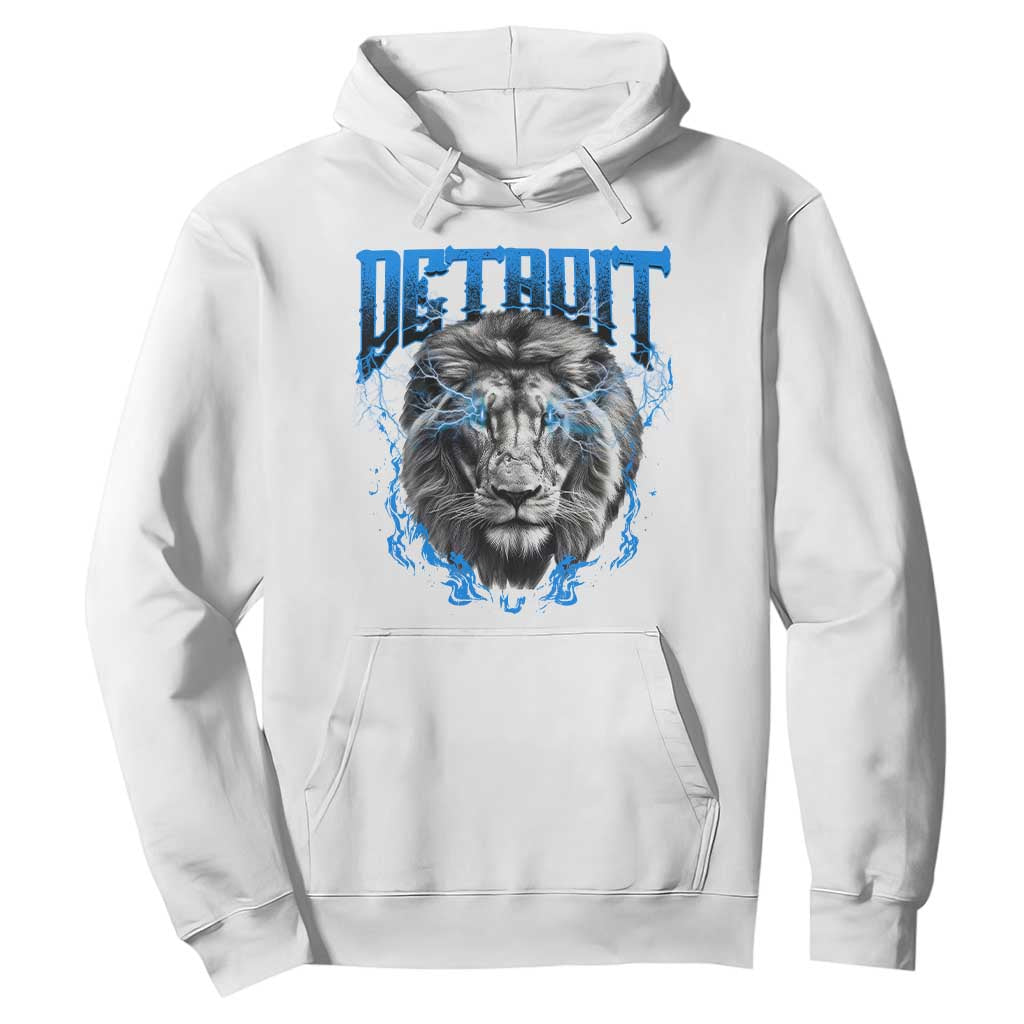 Lion Lovers Hoodie Detroit Fan Apparel TS10 White Print Your Wear