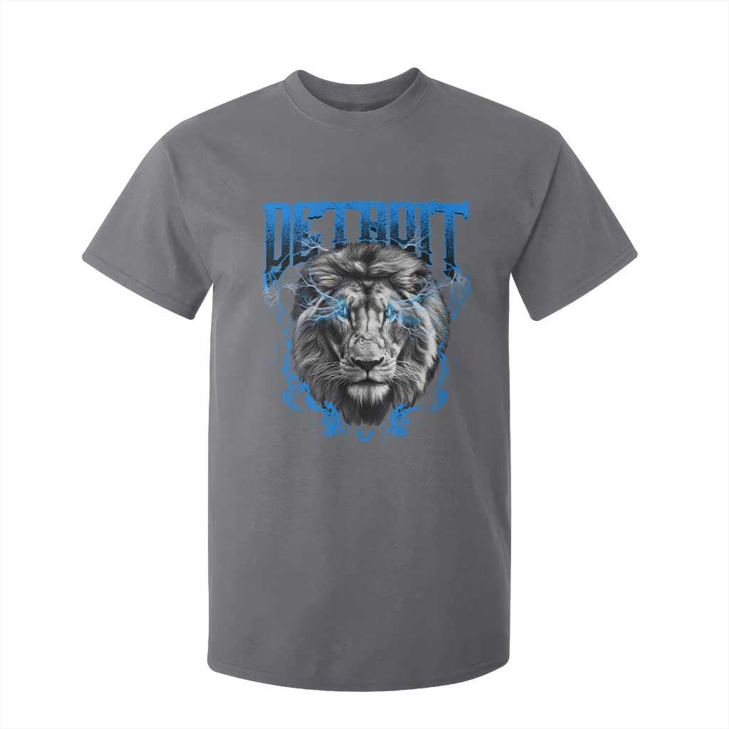 Lion Lovers T Shirt For Kid Detroit Fan Apparel TS10 Charcoal Print Your Wear