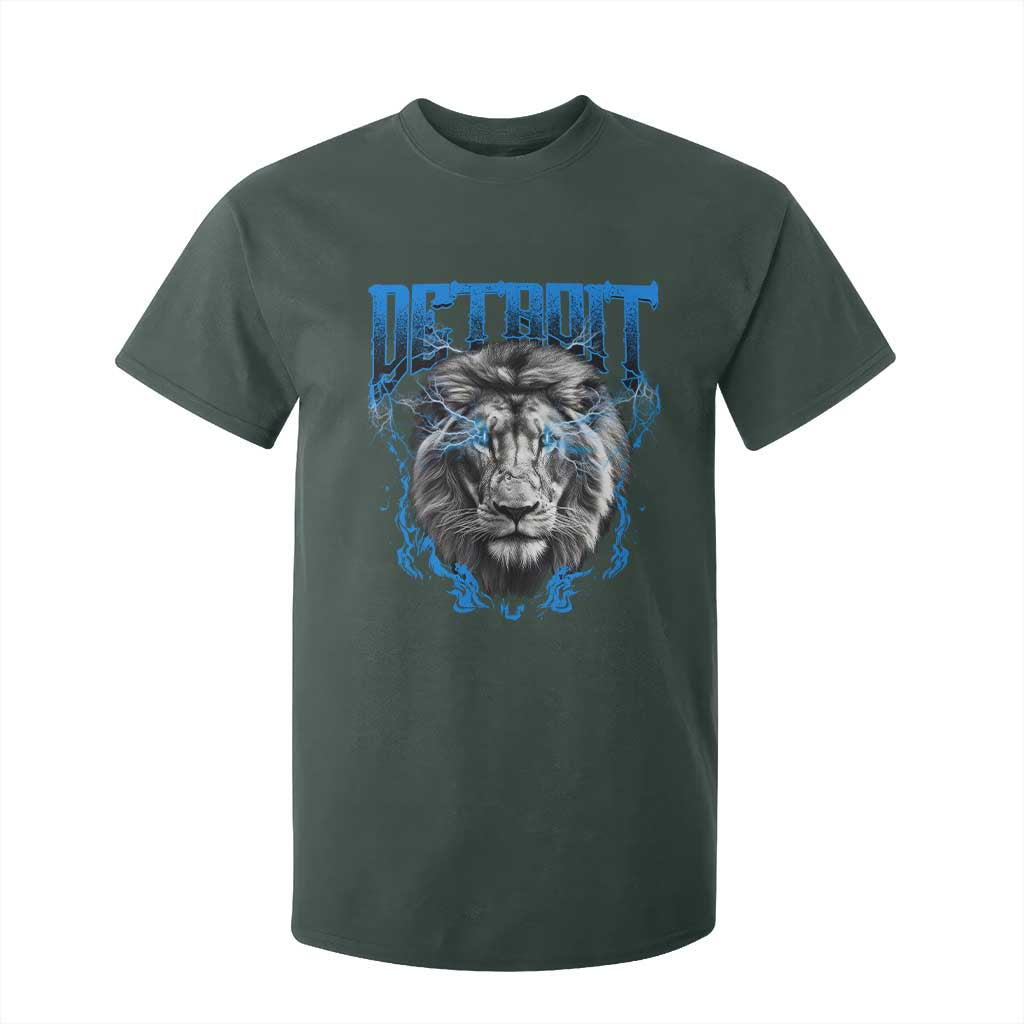 Lion Lovers T Shirt For Kid Detroit Fan Apparel TS10 Dark Forest Green Print Your Wear