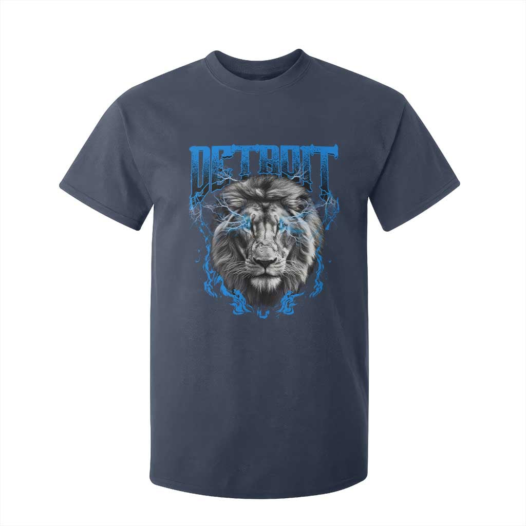 Lion Lovers T Shirt For Kid Detroit Fan Apparel TS10 Navy Print Your Wear