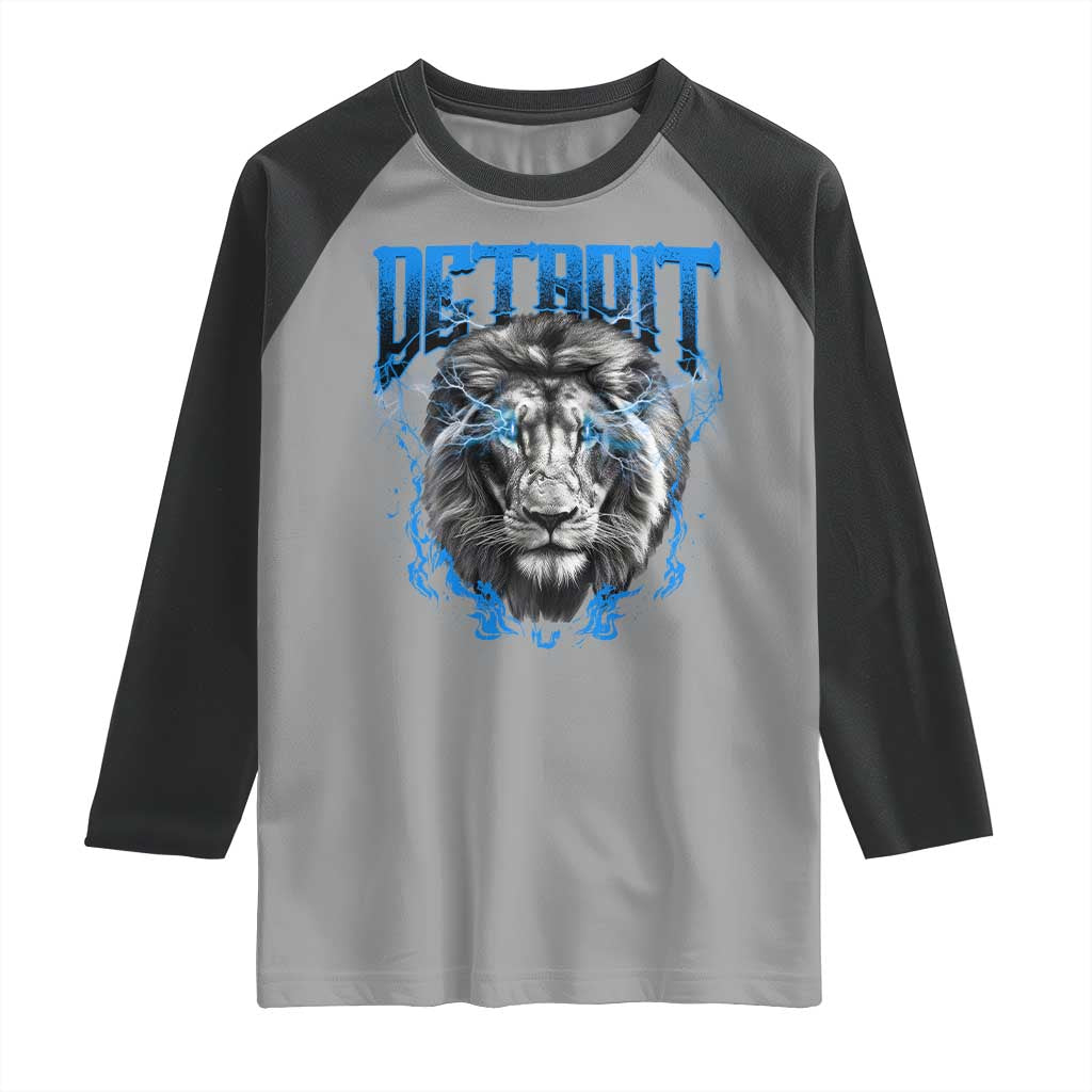 LF Game Day Raglan Shirt Football Fan Apparel TS10 Sport Gray Black Print Your Wear
